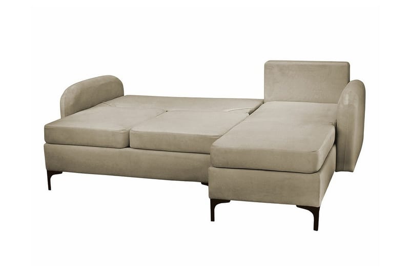 Knocklong 3-sits Hörnbäddsoffa NO_BRAND Brown - Møbler - Sofaer - Sovesofaer