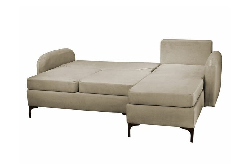 Knocklong 3-sits Hörnbäddsoffa NO_BRAND Dark grey - Møbler - Sofaer - Sovesofaer