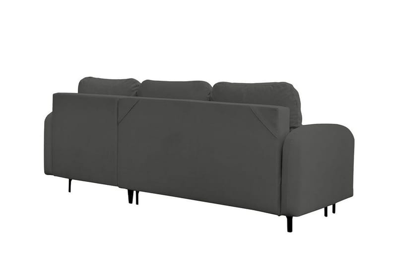 Knocklong 3-sits Hörnbäddsoffa NO_BRAND Dark grey - Møbler - Sofaer - Sovesofaer
