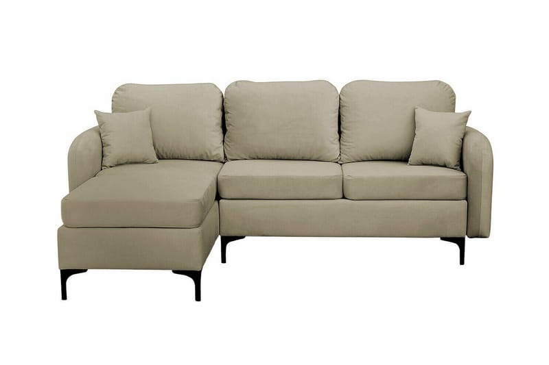 Knocklong 3-sits Hörnbäddsoffa NO_BRAND Light green - Møbler - Sofaer - Sovesofaer