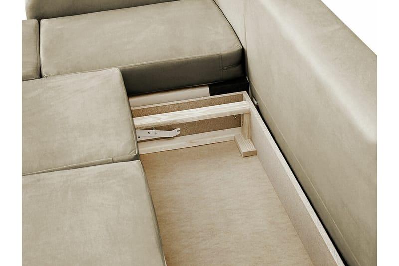 Knocklong 4-seters Hjørnesovesofa - Beige - Sovesofaer - Hjørnesovesofa