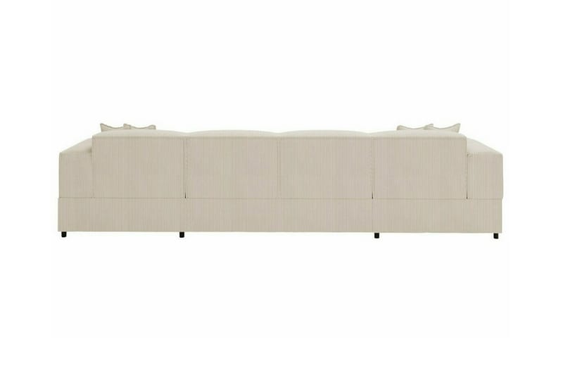 Knocklong 4-seters Hjørnesovesofa - Beige/Lys Beige - Sovesofaer - Hjørnesovesofa