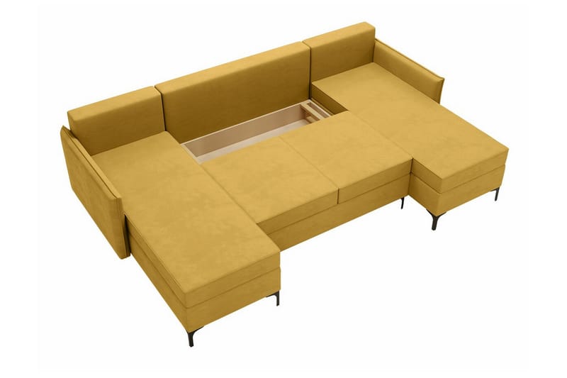 Knocklong 4-seters Hjørnesovesofa - Blå - Møbler - Sofaer - Sovesofaer