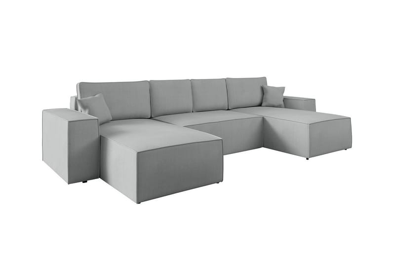 Knocklong 4-seters Hjørnesovesofa - Grå - Møbler - Sofaer - Sovesofaer