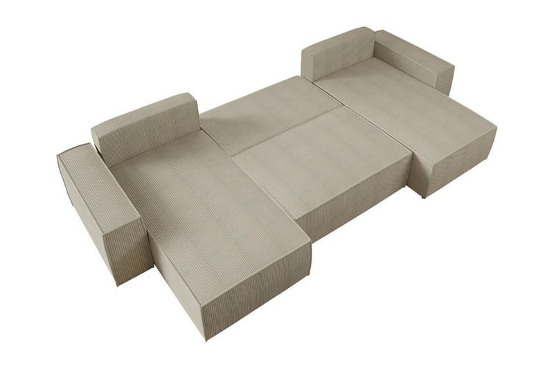 Knocklong 4-seters Hjørnesovesofa - Grå - Møbler - Sofaer - Sovesofaer