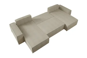 Knocklong 4-seters Hjørnesovesofa - Grøn - Møbler - Sofaer - Sovesofaer