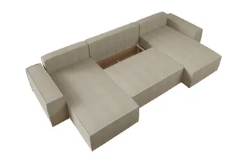 Knocklong 4-seters Hjørnesovesofa - Grøn - Møbler - Sofaer - Sovesofaer