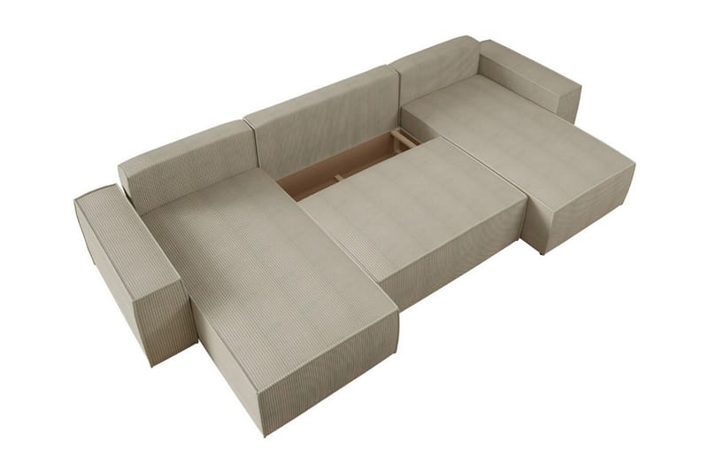 Knocklong 4-seters Hjørnesovesofa - Grøn - Møbler - Sofaer - Sovesofaer