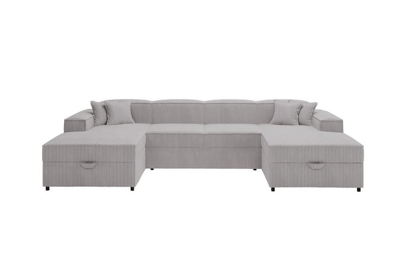 Knocklong 4-seters Hjørnesovesofa - Lysegrå/Mørkegrå - Møbler - Sofaer - Sovesofaer