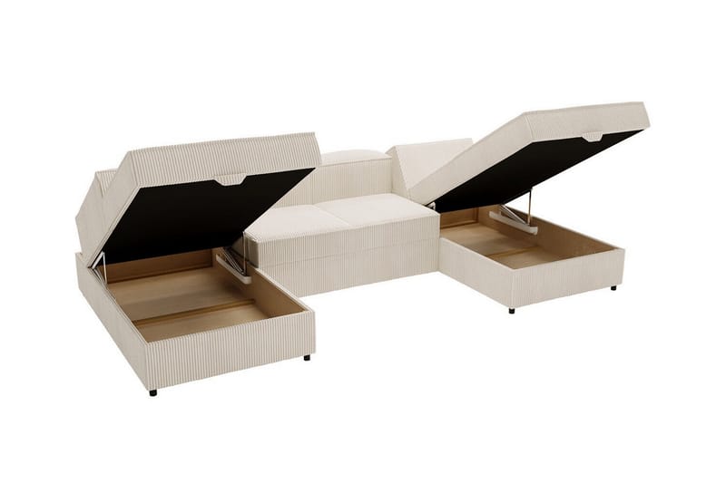 Knocklong 4-seters Hjørnesovesofa - Lysegrå/Mørkegrå - Møbler - Sofaer - Sovesofaer