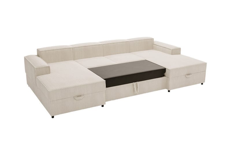 Knocklong 4-seters Hjørnesovesofa - Lyserosa - Møbler - Sofaer - Sovesofaer