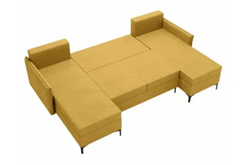 Knocklong 4-seters Hjørnesovesofa - Mørkegrå - Møbler - Sofaer - Sovesofaer