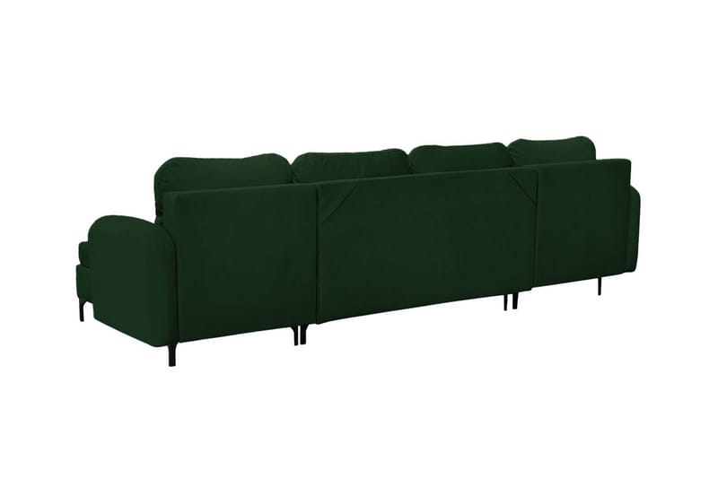 Knocklong 4-seters Hjørnesovesofa - Mørkegrønn - Møbler - Sofaer - Sovesofaer