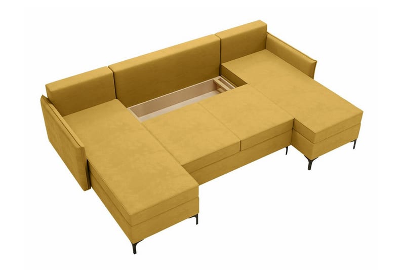 Knocklong 4-seters Hjørnesovesofa - Rosa - Møbler - Sofaer - Sovesofaer