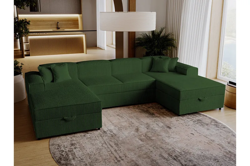 Knocklong 4-seters Hjørnesovesofa - Møbler - Sofaer - Sovesofaer