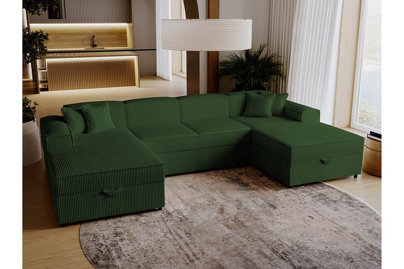 Knocklong 4-seters Hjørnesovesofa - Møbler - Sofaer - Sovesofaer