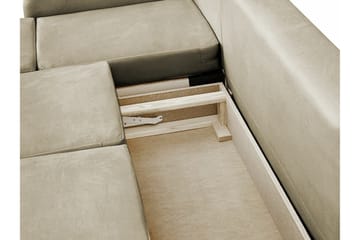 Knocklong 4-sits Hörnbäddsoffa Brown - Møbler - Sofaer - Sovesofaer