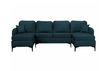 Knocklong 4-sits Hörnbäddsoffa Dark blue - Møbler - Sofaer - Sovesofaer