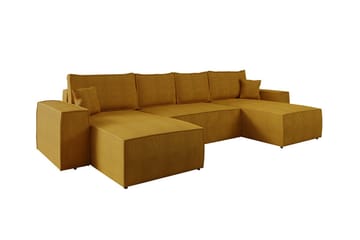Knocklong 4-sits Hörnbäddsoffa Yellow - Møbler - Sofaer - Sovesofaer