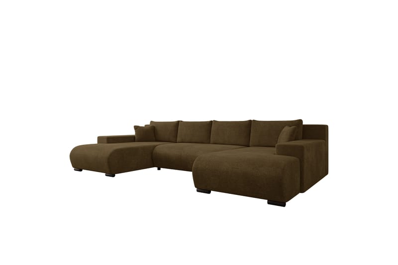 Krysen Sovesofa Dubbeldivan 4-sits - Brun - Møbler - Sofaer - Sovesofaer