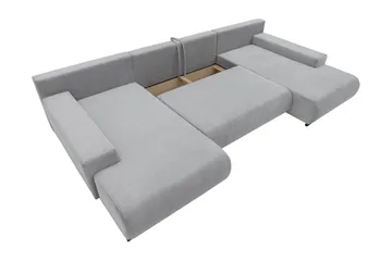 Krysen Sovesofa Dubbeldivan 4-sits - Svart - Møbler - Sofaer - Sovesofaer