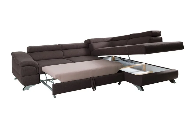 Lagos 5-sits Bäddsoffa Vänster Idalia 7 Left-faced - Møbler - Sofaer - Sovesofaer