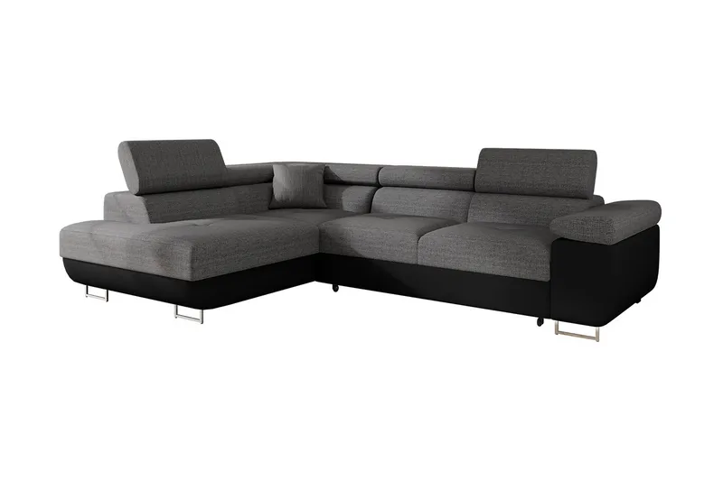 Sovesofa med Sjeselong, Grå