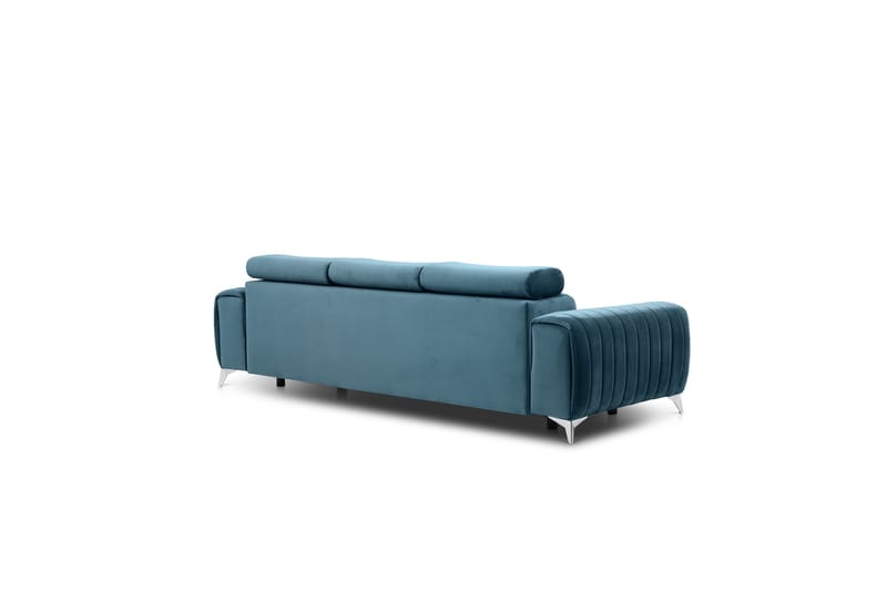 Laurece Sovesofa 3-seter - Blå - Møbler - Sofaer - Sovesofaer