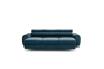 Laurece Sovesofa 3-seter - Blå - Møbler - Sofaer - Sovesofaer