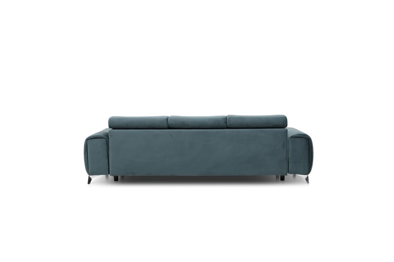 Laurece Sovesofa 3-seter - Blå - Sovesofaer - 3 seters sovesofa - Fløyel sofaer