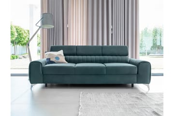 Laurece Sovesofa 3-seter - Blå - Møbler - Sofaer - Sovesofaer