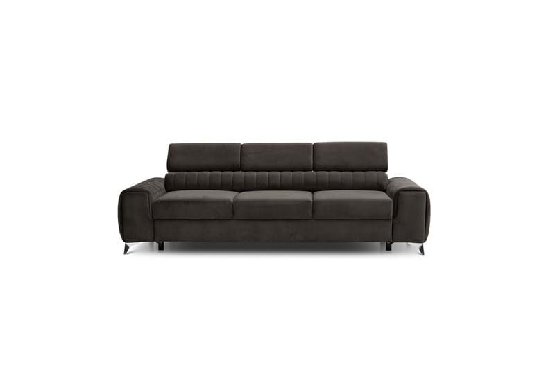 Laurece Sovesofa 3-seter - Brun - Sovesofaer - 3 seters sovesofa - Fløyel sofaer