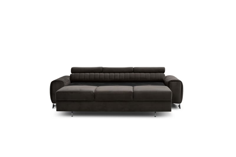 Laurece Sovesofa 3-seter - Brun - Sovesofaer - 3 seters sovesofa - Fløyel sofaer