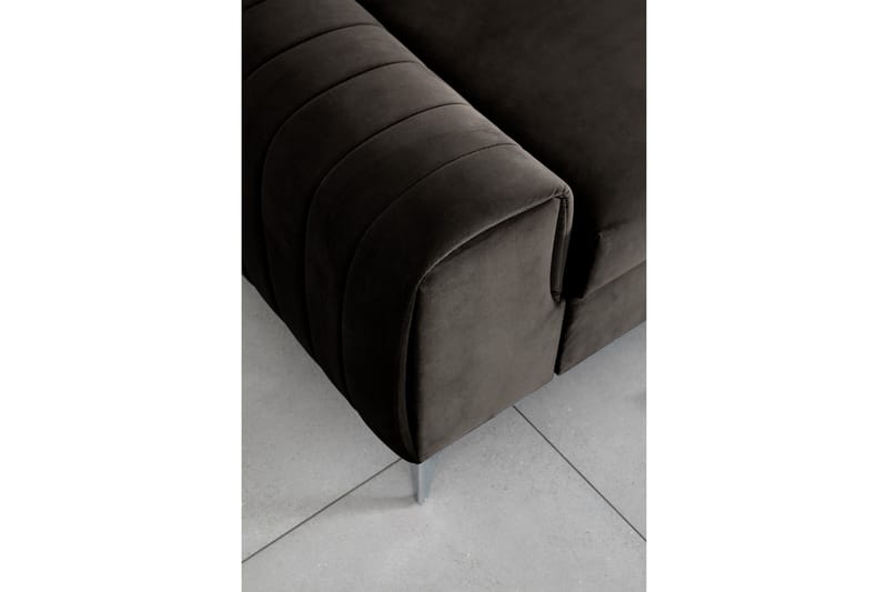 Laurece Sovesofa 3-seter - Brun - Sovesofaer - 3 seters sovesofa - Fløyel sofaer