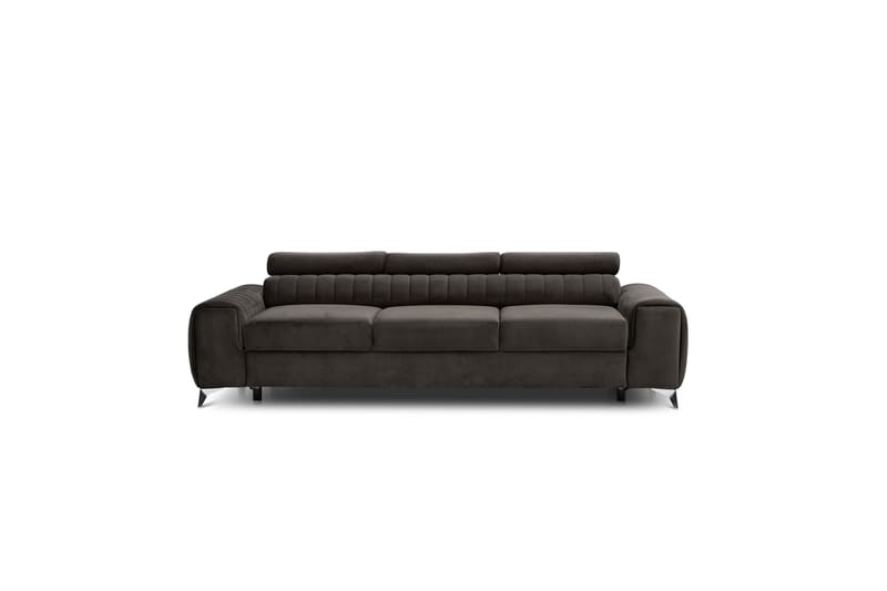 Laurece Sovesofa 3-seter - Brun - Sovesofaer - 3 seters sovesofa - Fløyel sofaer