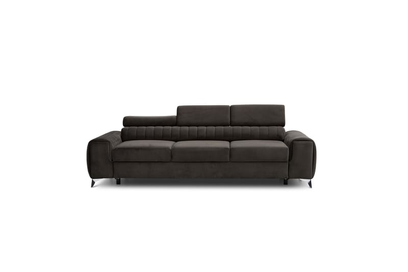 Laurece Sovesofa 3-seter - Brun - Sovesofaer - 3 seters sovesofa - Fløyel sofaer