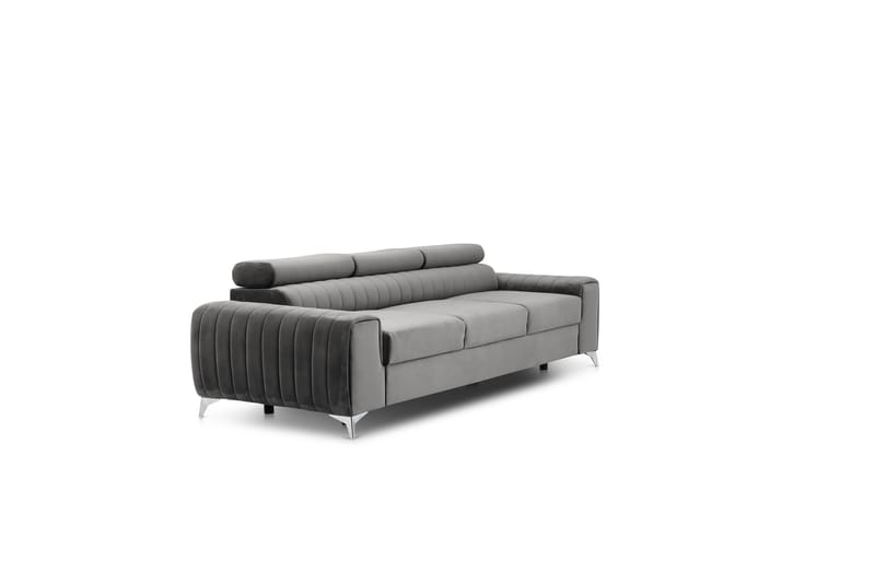 Laurece Sovesofa 3-seter - Grå - Møbler - Sofaer - Sovesofaer