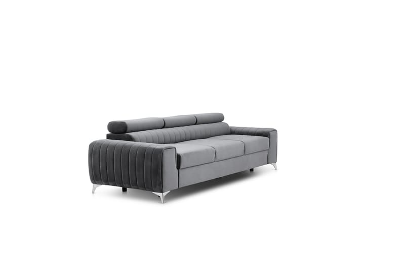 Laurece Sovesofa 3-seter - Grå - Møbler - Sofaer - Sovesofaer
