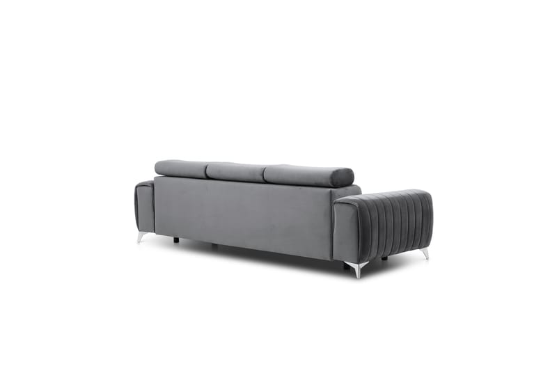 Laurece Sovesofa 3-seter - Grå - Møbler - Sofaer - Sovesofaer