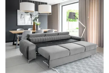 Laurece Sovesofa 3-seter - Grå - Møbler - Sofaer - Sovesofaer
