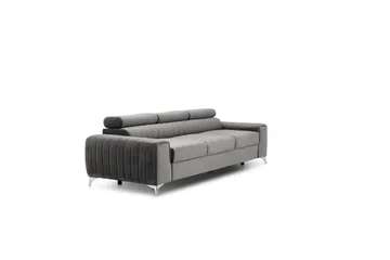 Laurece Sovesofa 3-seter - Grå - Møbler - Sofaer - Sovesofaer