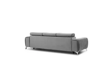 Laurece Sovesofa 3-seter - Grå - Møbler - Sofaer - Sovesofaer