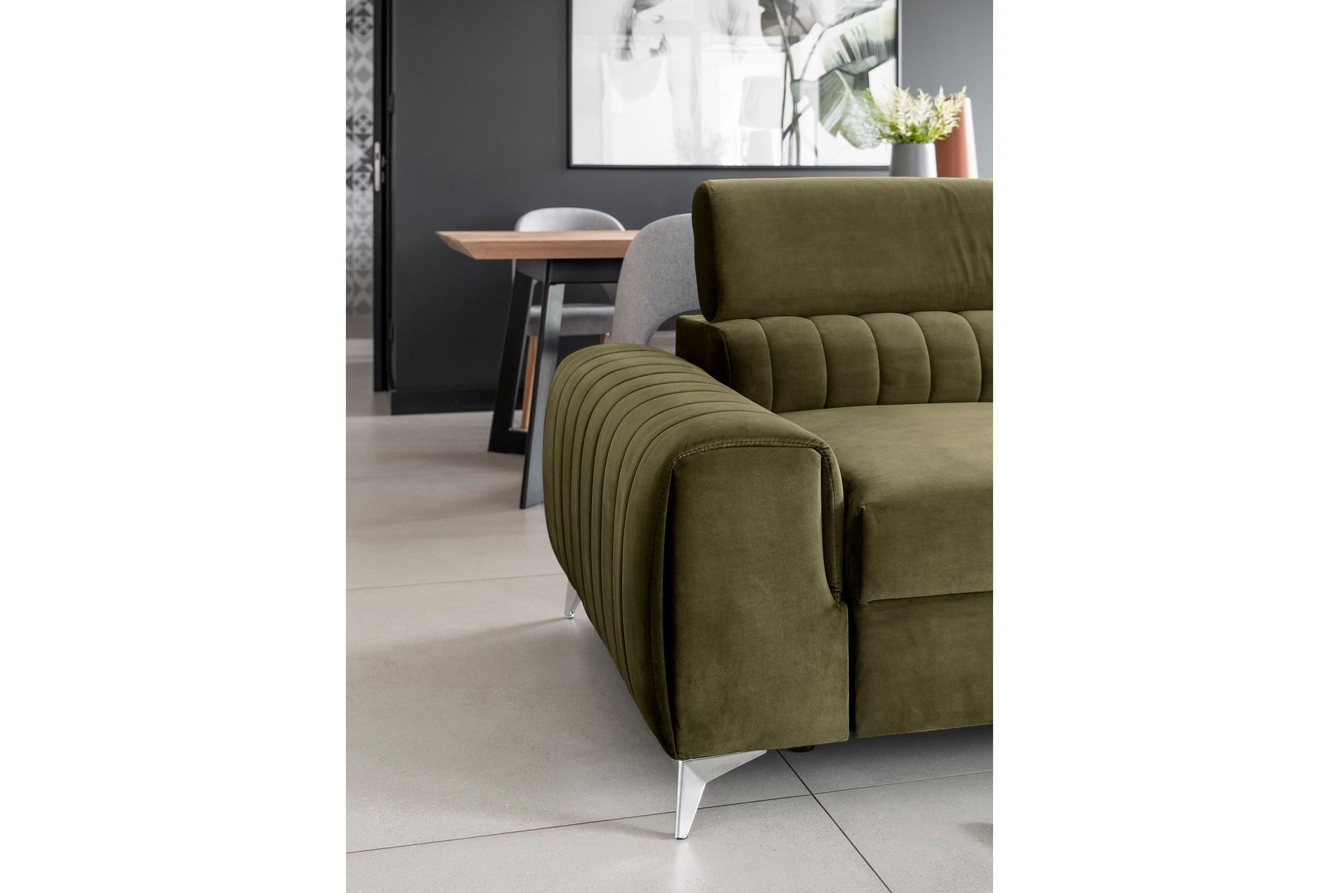 Laurece Sovesofa 3-seter - Grønn - Møbler - Sofaer - Sovesofaer