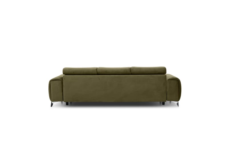 Laurece Sovesofa 3-seter - Grønn - Sovesofaer - 3 seters sovesofa - Fløyel sofaer