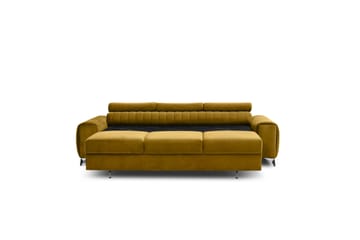 Laurece Sovesofa 3-seter - Gul - Møbler - Sofaer - Sovesofaer