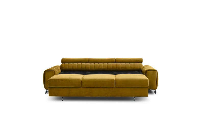 Laurece Sovesofa 3-seter - Gul - Møbler - Sofaer - Sovesofaer