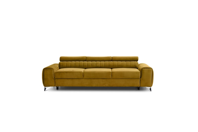 Laurece Sovesofa 3-seter - Gul - Møbler - Sofaer - Sovesofaer