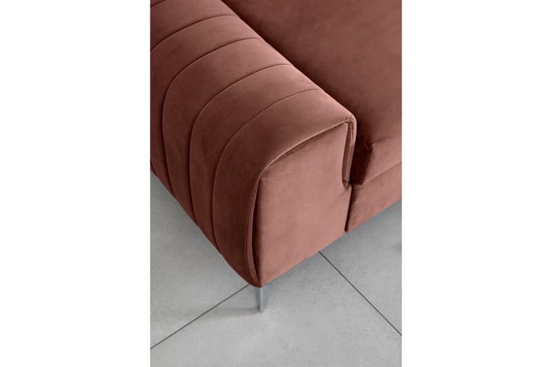 Laurece Sovesofa 3-seter - Rosa - Møbler - Sofaer - Sovesofaer
