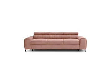 Laurece Sovesofa 3-seter - Rosa - Møbler - Sofaer - Sovesofaer