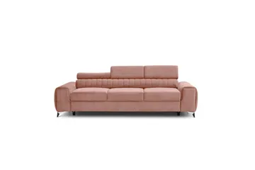 Laurece Sovesofa 3-seter - Rosa - Møbler - Sofaer - Sovesofaer